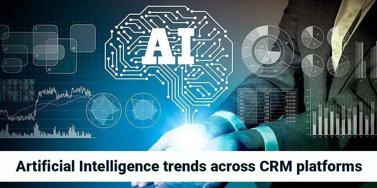 Artificial intelligence trends across CRM platforms